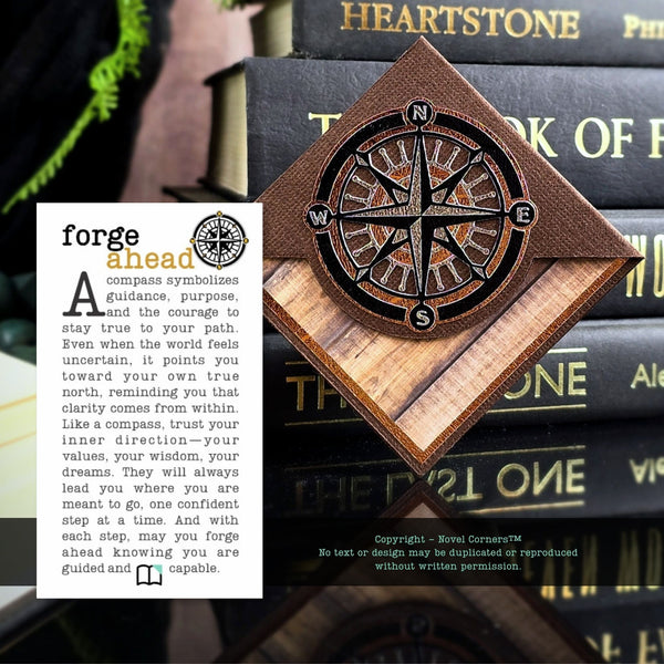 Compass Deluxe Corner Bookmark