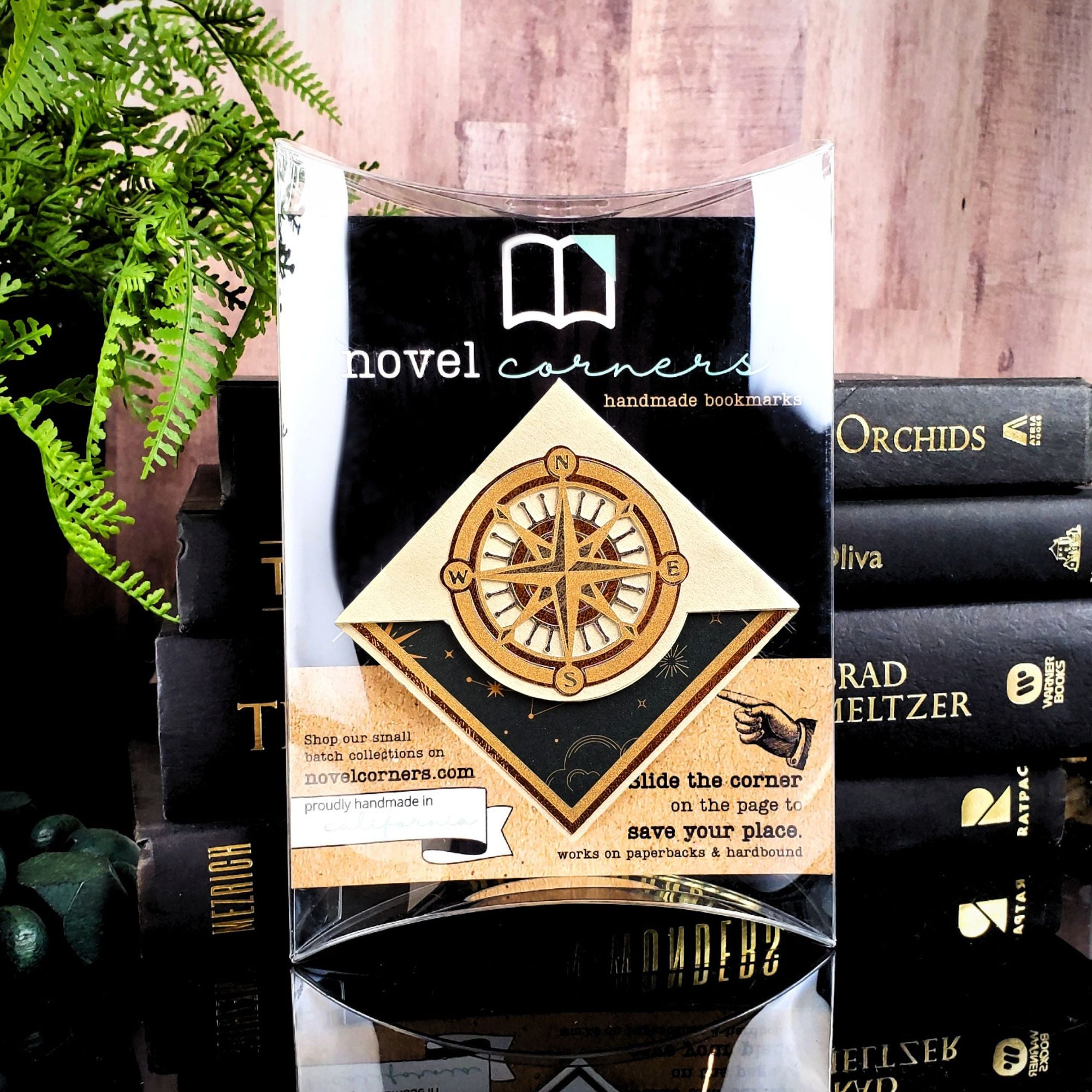Delicate Compass Signature Corner Bookmark