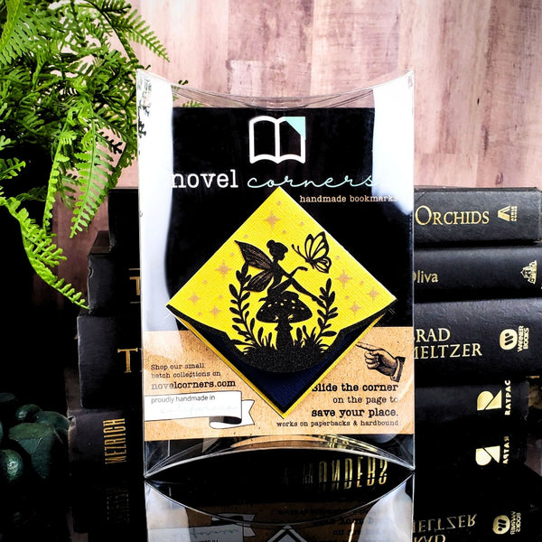 Silver Wing Fairy Deluxe Corner Bookmark