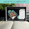 Stained Glass Roses Deluxe Handmade Corner Bookmark