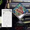 Stained Glass Roses Deluxe Handmade Corner Bookmark