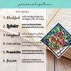 Stained Glass Roses Deluxe Handmade Corner Bookmark