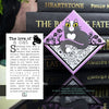 Kitty Among the Flowers Purple Signature Corner Bookmark