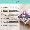 Kitty Among the Flowers Purple Signature Corner Bookmark