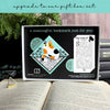 Kitty Among the Flowers Green Signature Corner Bookmark