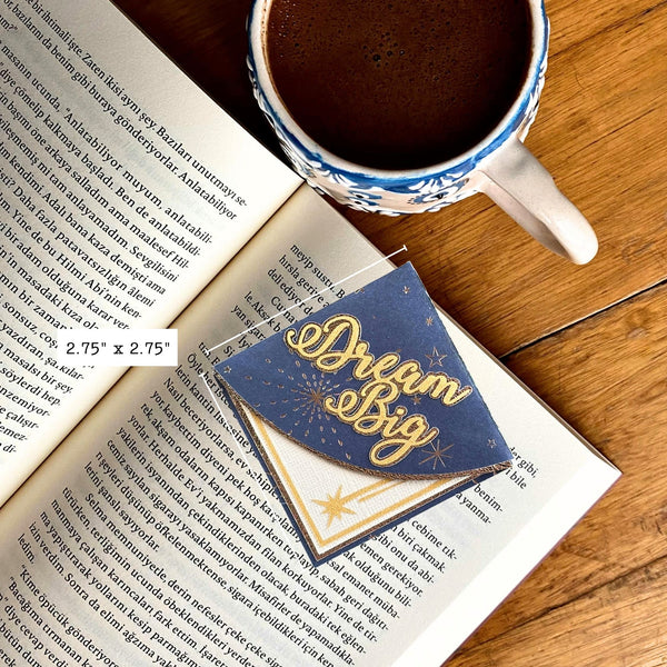 Dream Big Starry Signature Corner Bookmark