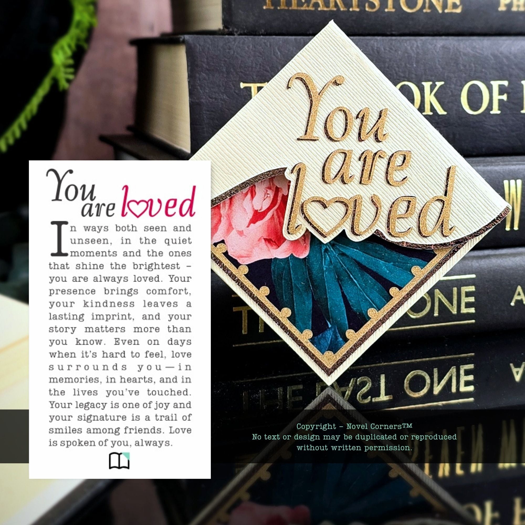 You are Loved Signature Corner Bookmark