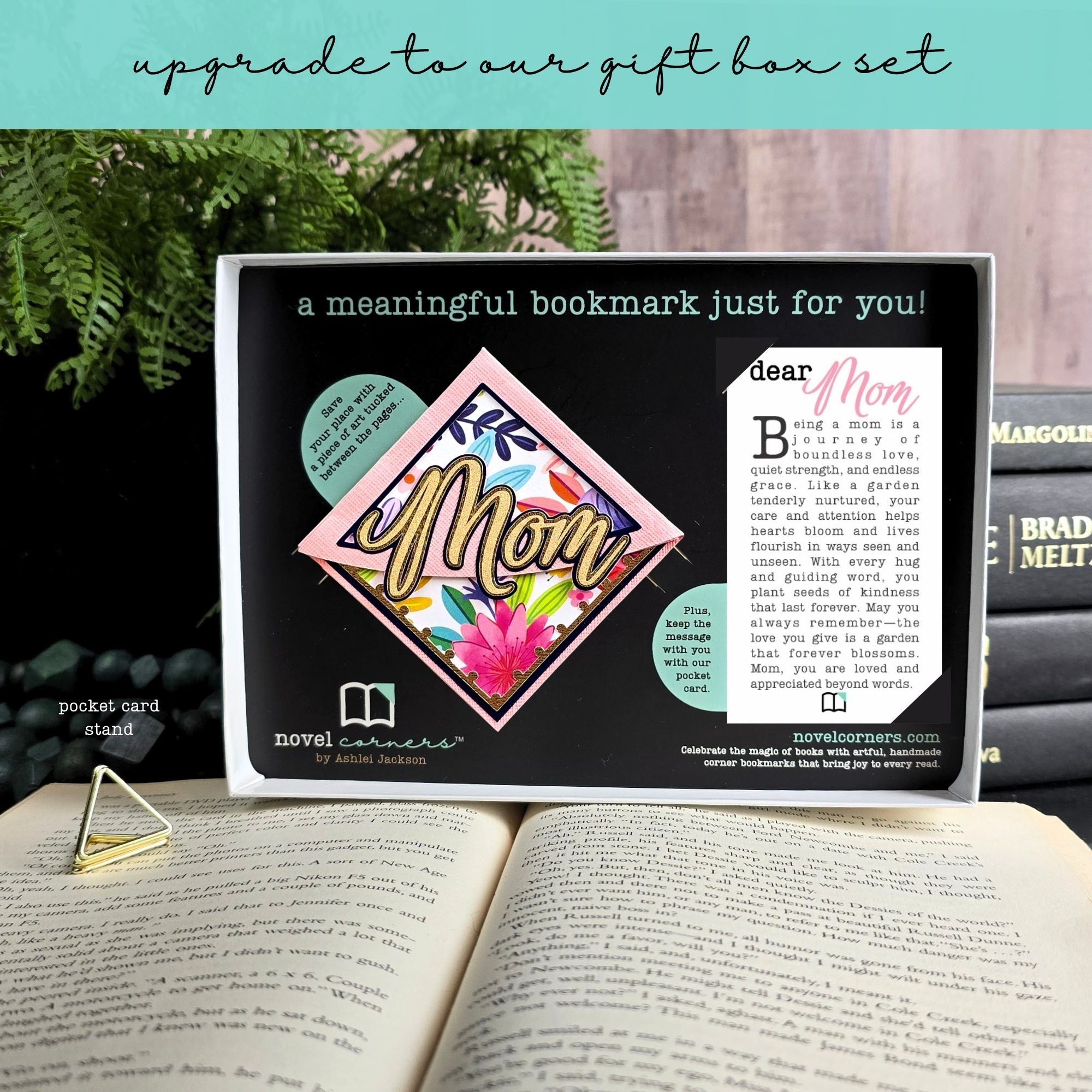 Mom Signature Corner Bookmark