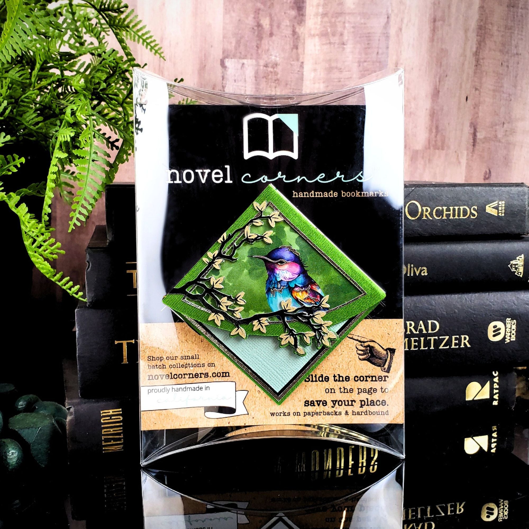 Enchanted Songbird Deluxe Corner Bookmark