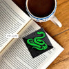 Slithering Green Snake Deluxe Corner Bookmark