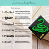 Slithering Green Snake Deluxe Corner Bookmark