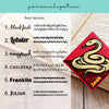 Golden Snake Deluxe Corner Bookmark