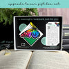 Rainbow Butterfly Deluxe Corner Bookmark