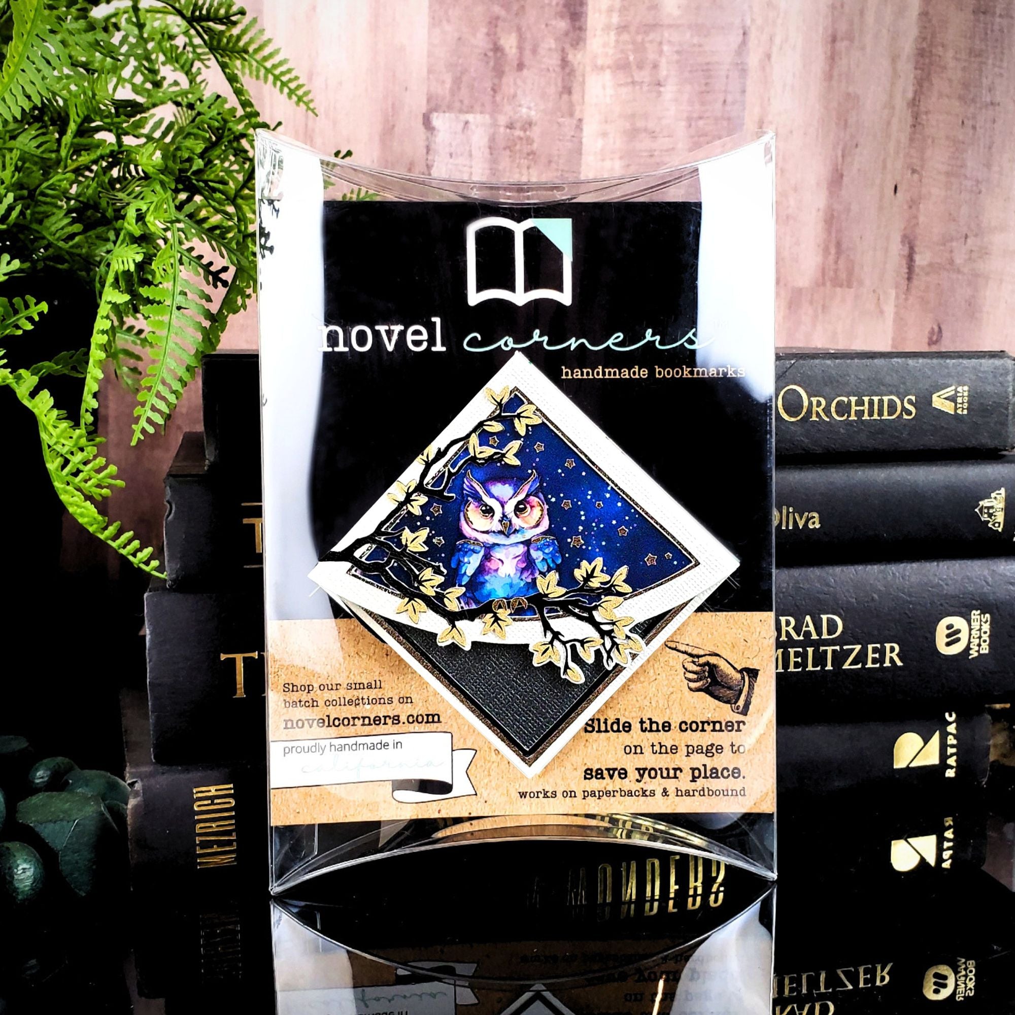 Enchanted Owl Deluxe Corner Bookmark