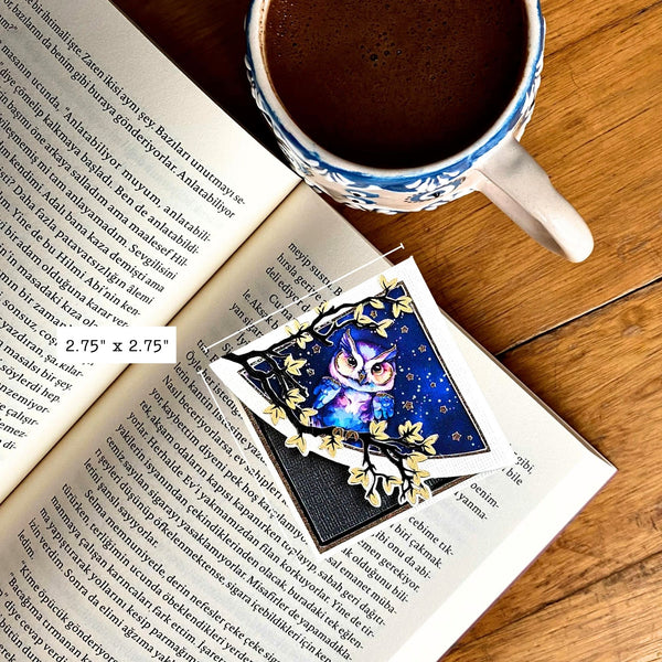 Enchanted Owl Deluxe Corner Bookmark