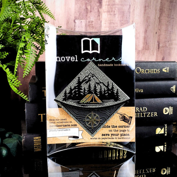 Camping Adventure Deluxe Handmade Corner Bookmark