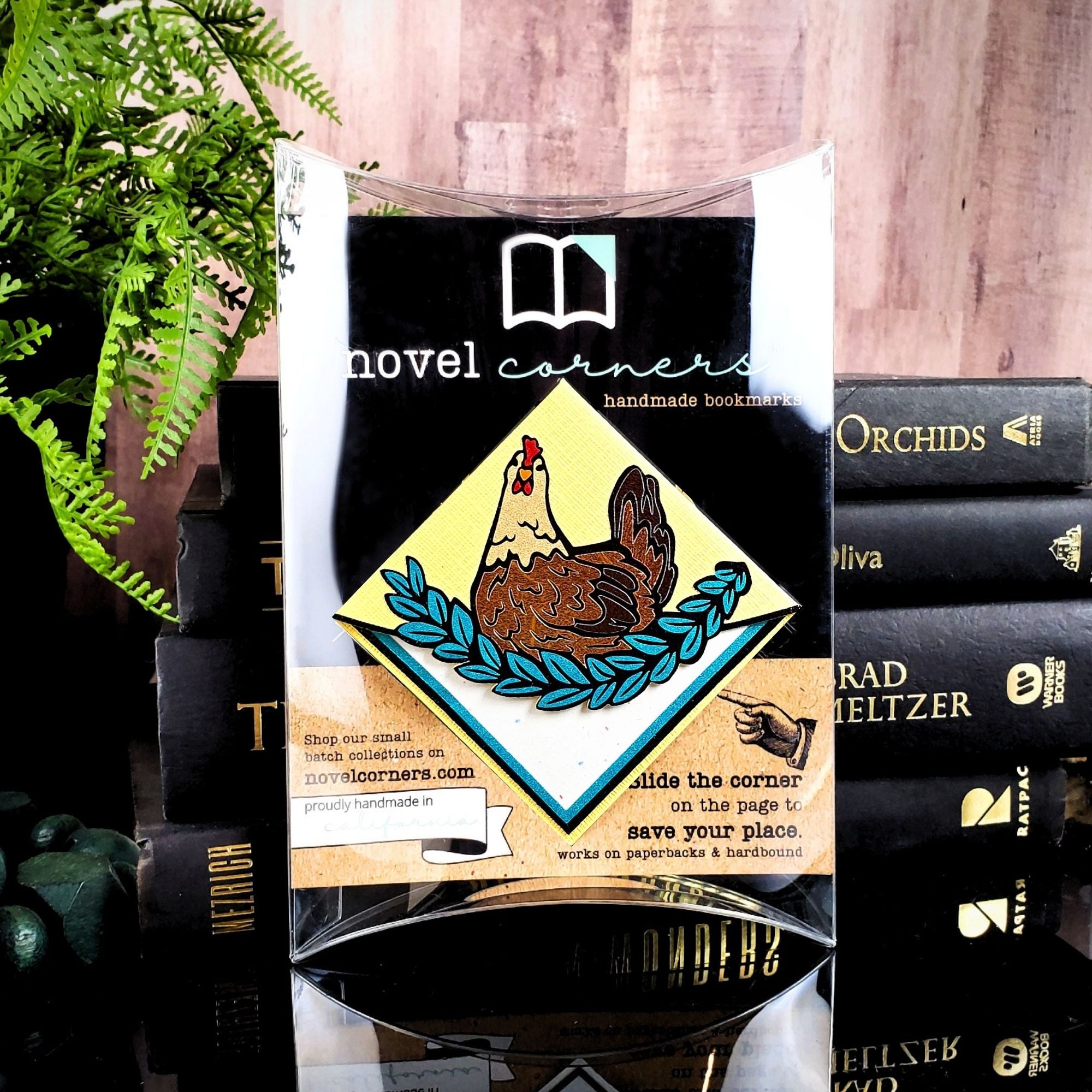 Chicken Deluxe Corner Bookmark
