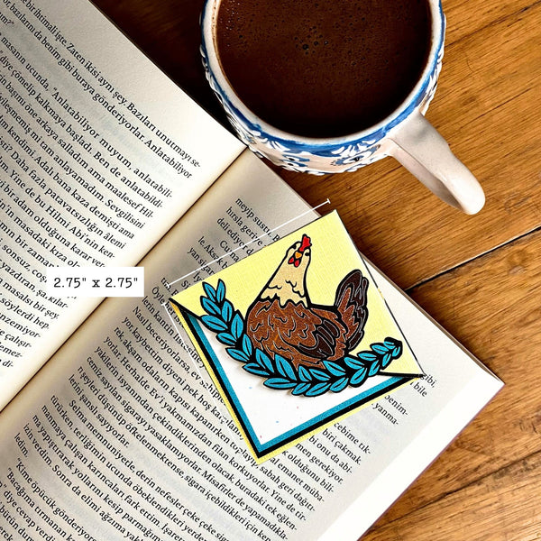 Chicken Deluxe Corner Bookmark