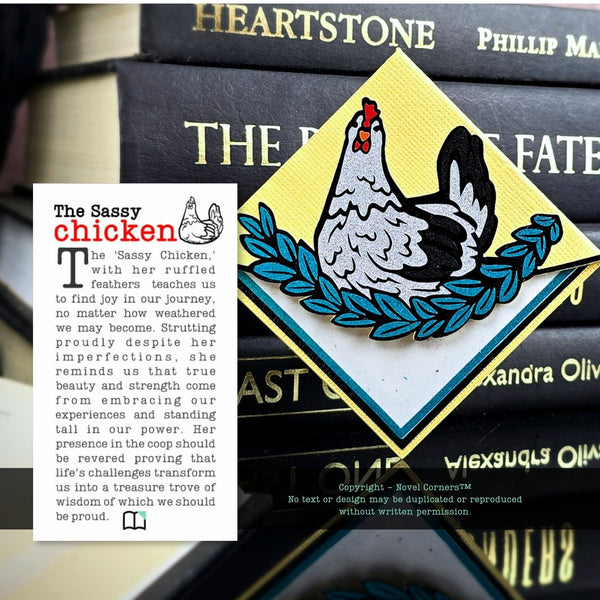 Chicken Deluxe Corner Bookmark