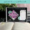 Vivid Cherry Blossom Deluxe Handmade Corner Bookmark