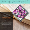 Vivid Cherry Blossom Deluxe Handmade Corner Bookmark