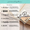 Rustic Horse + Hearts Signature Corner Bookmark