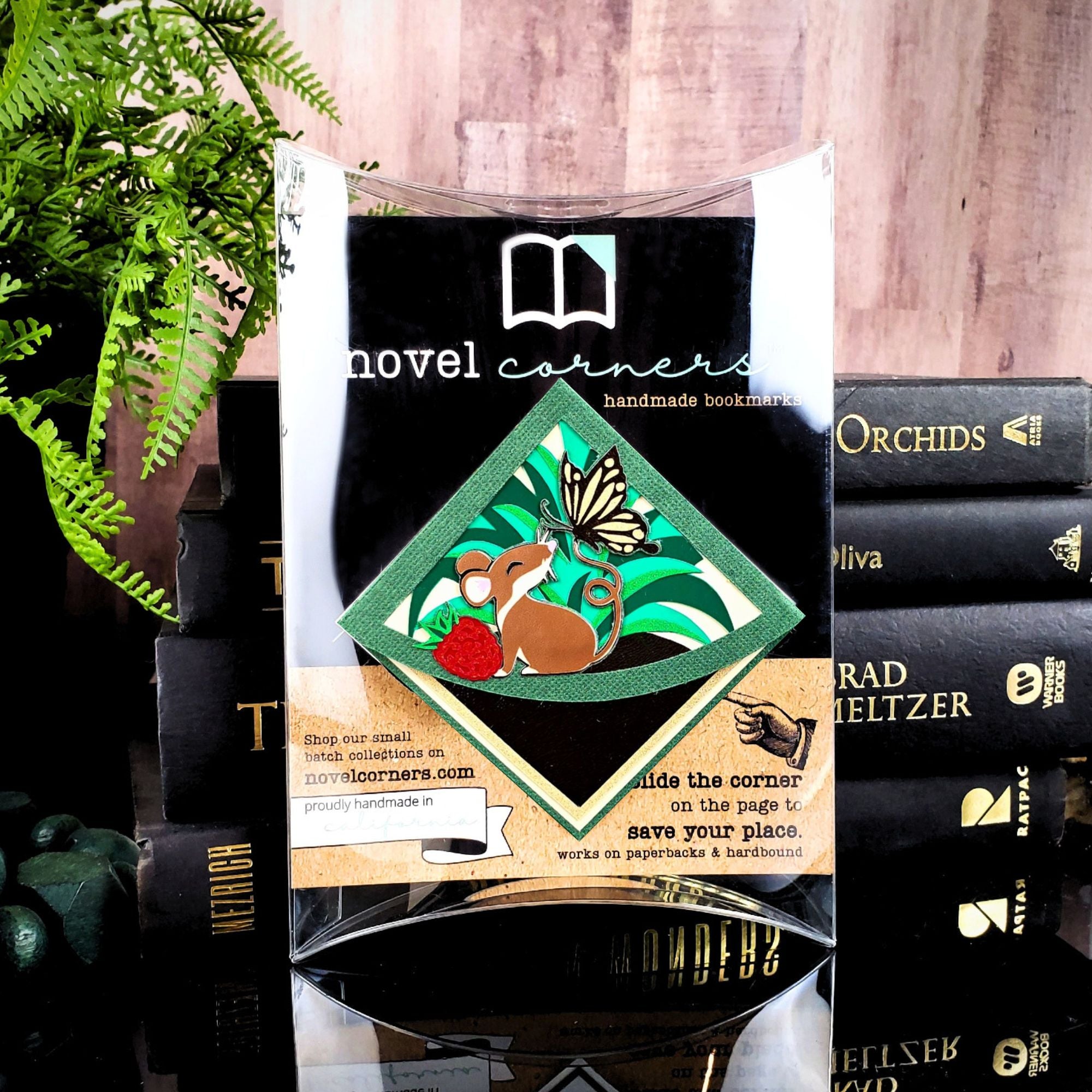 Forest Friends Mouse Deluxe Corner Bookmark