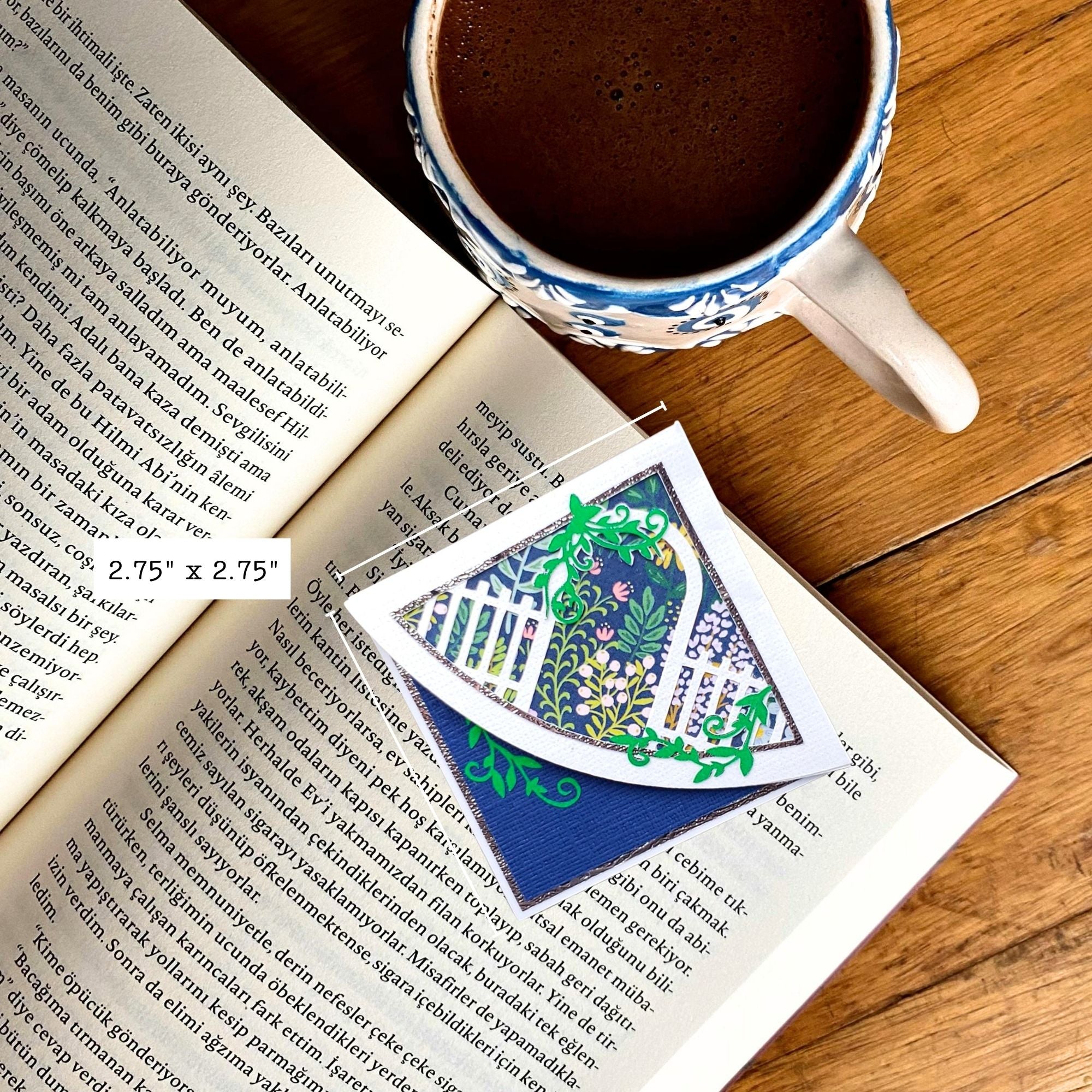 Secret Garden Signature Corner Bookmark
