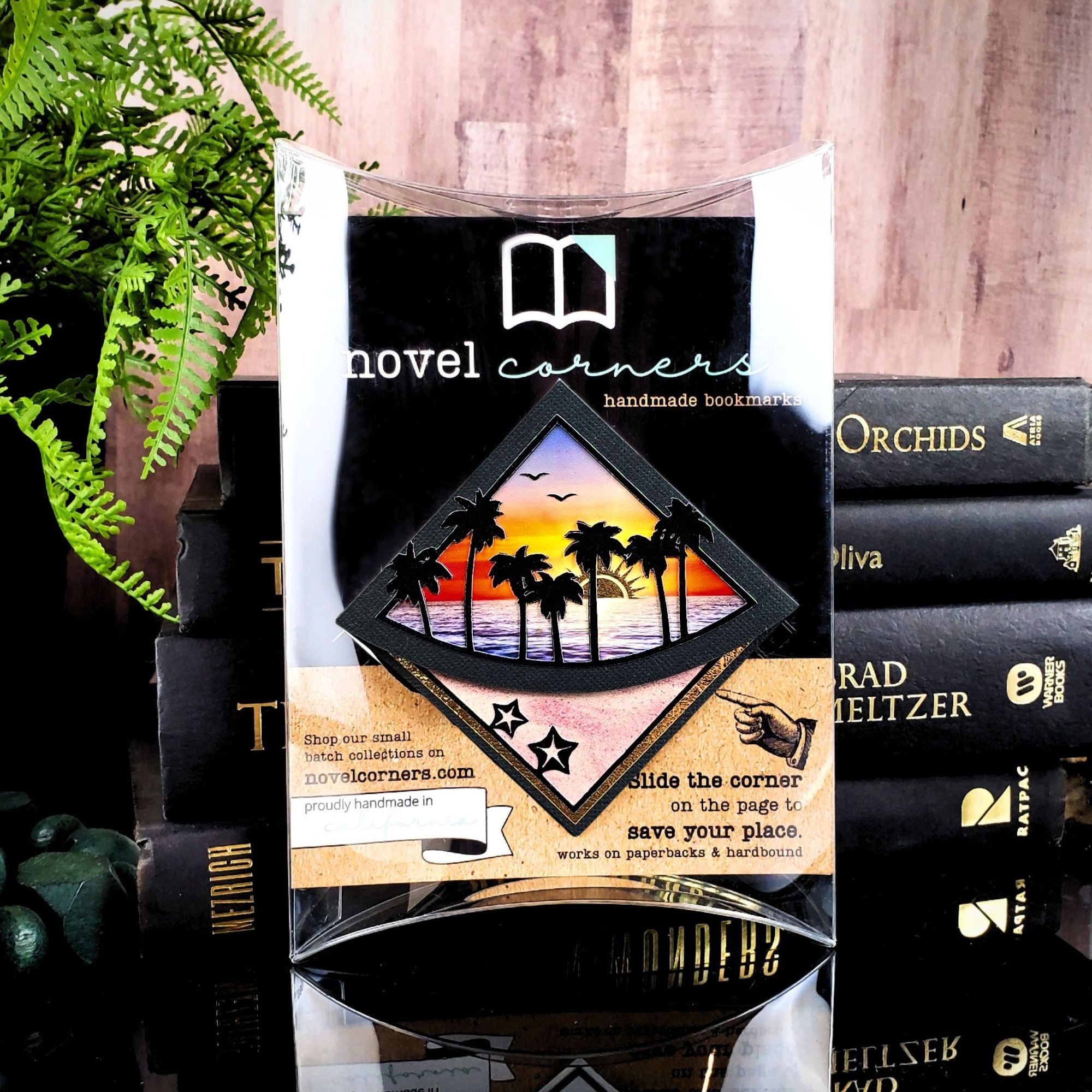 Beach Sunset Deluxe Corner Bookmark