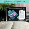 Glitter Fish Deluxe Corner Bookmark