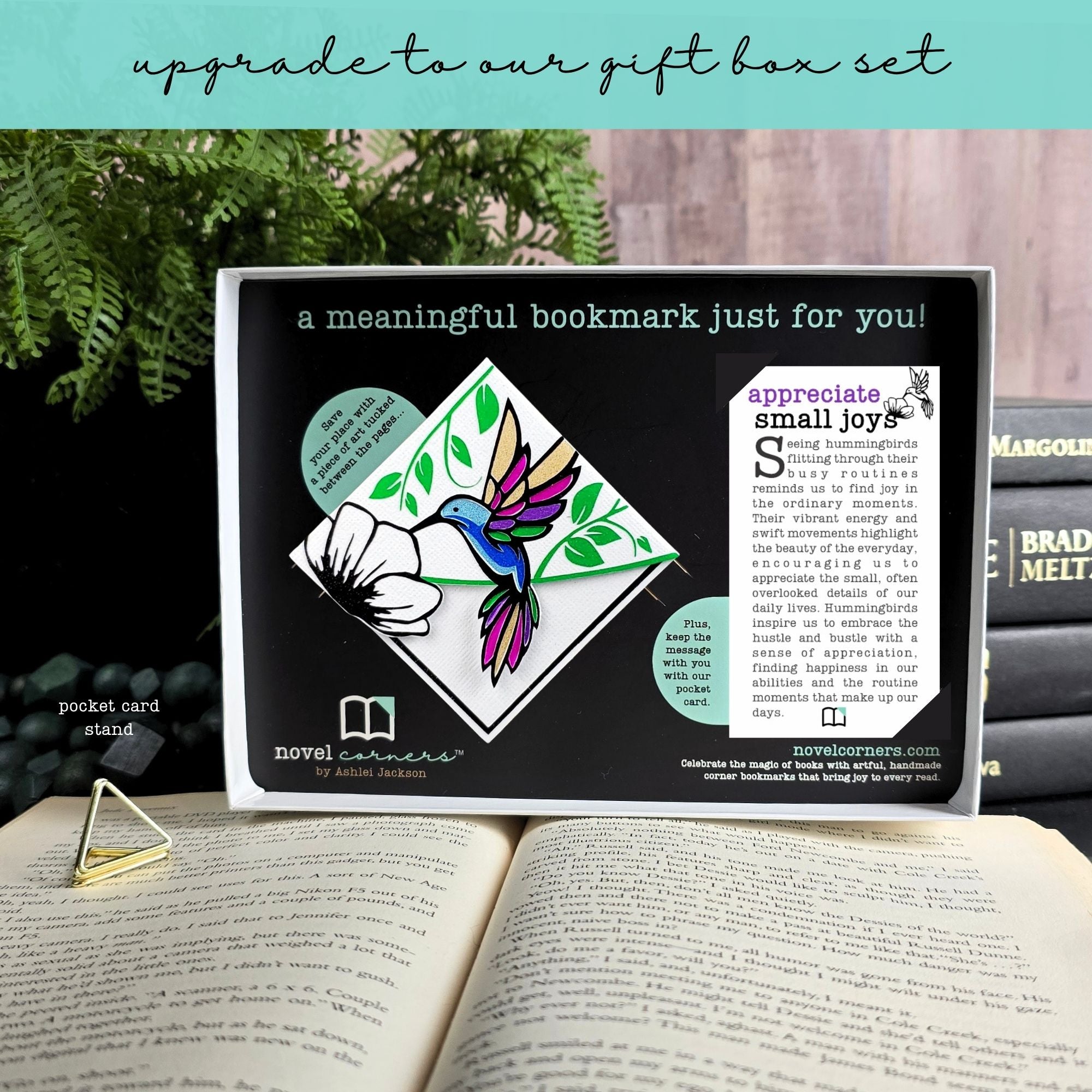 Hummingbird Deluxe Corner Bookmark