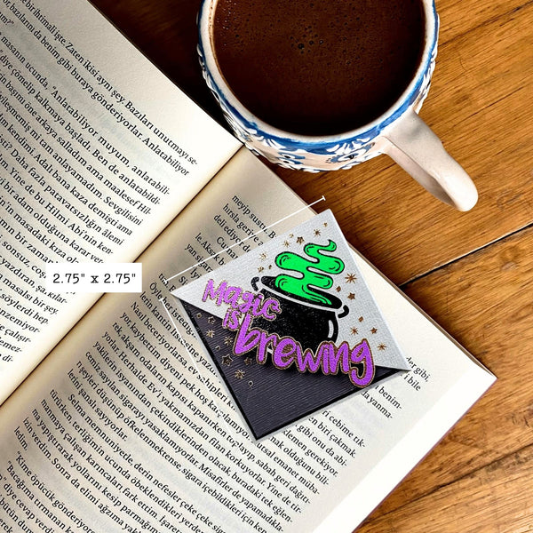 Magic is Brewing Signature Corner Bookmark