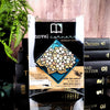 Stained Glass Pale Hydrangea Deluxe Handmade Corner Bookmark
