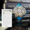 Stained Glass Pale Hydrangea Deluxe Handmade Corner Bookmark