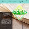 Daisies Deluxe Handmade Corner Bookmark