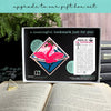 Pink Flamingo Deluxe Corner Bookmark