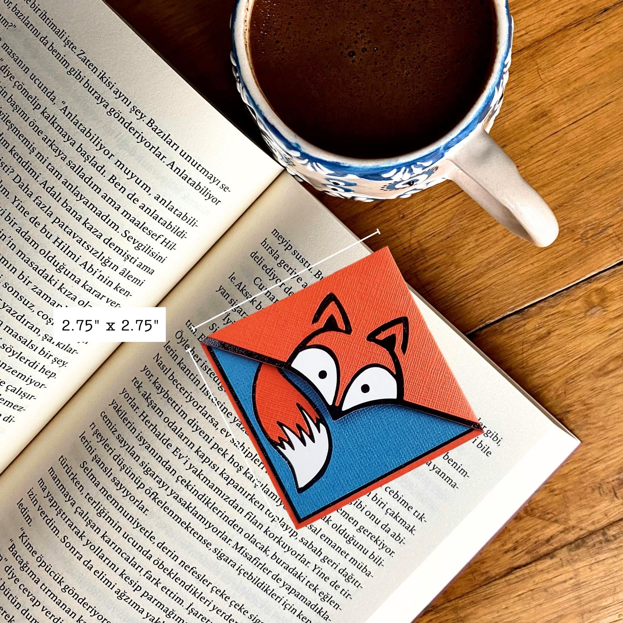 Clever Fox Signature Corner Bookmark