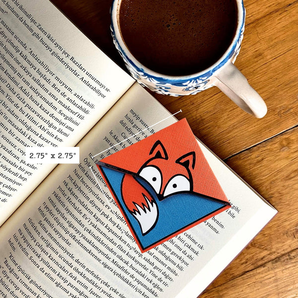 Clever Fox Signature Corner Bookmark