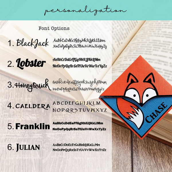 Clever Fox Signature Corner Bookmark