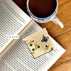 Bee Honey Drip Signature Corner Bookmark