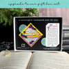 Bee Fly By Signature Corner Bookmark