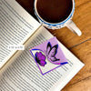 Butterfly Poppy Signature Corner Bookmark
