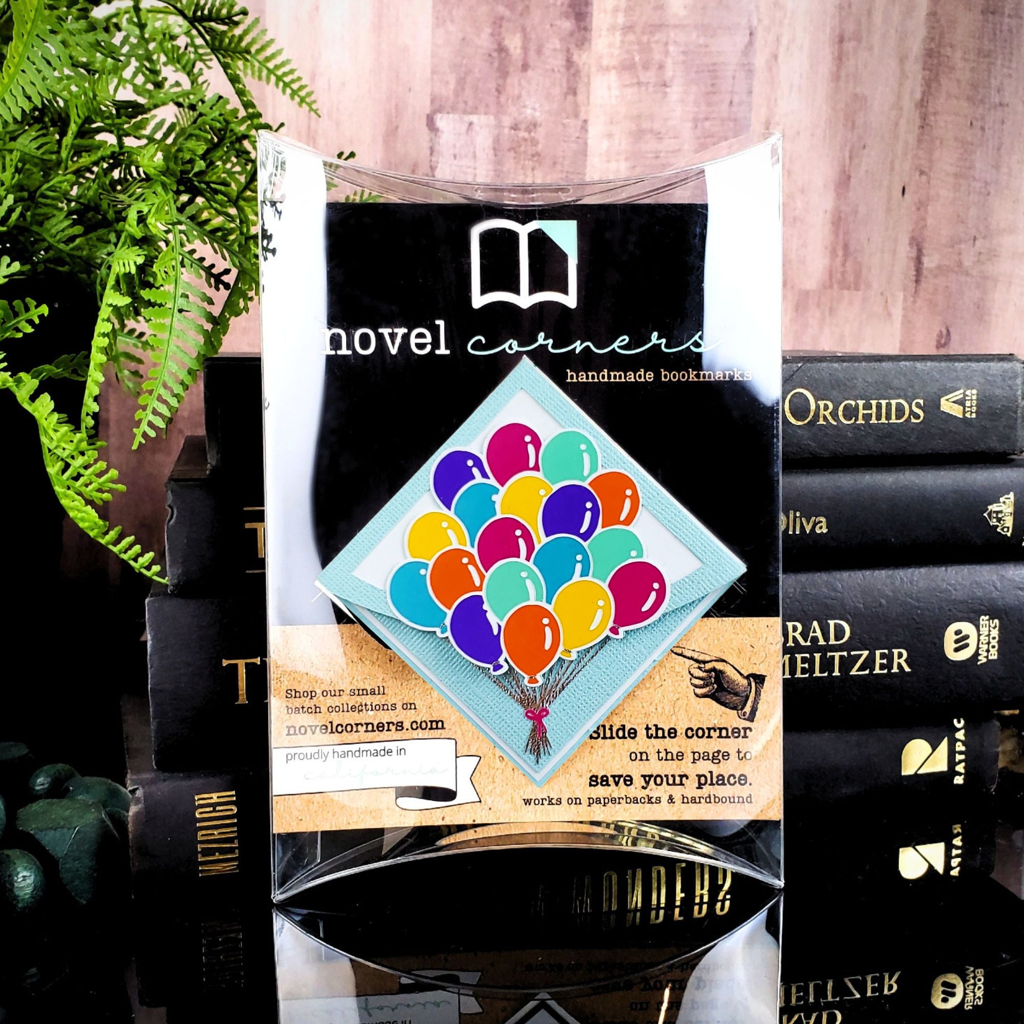 Balloon Bouquet Signature Corner Bookmark