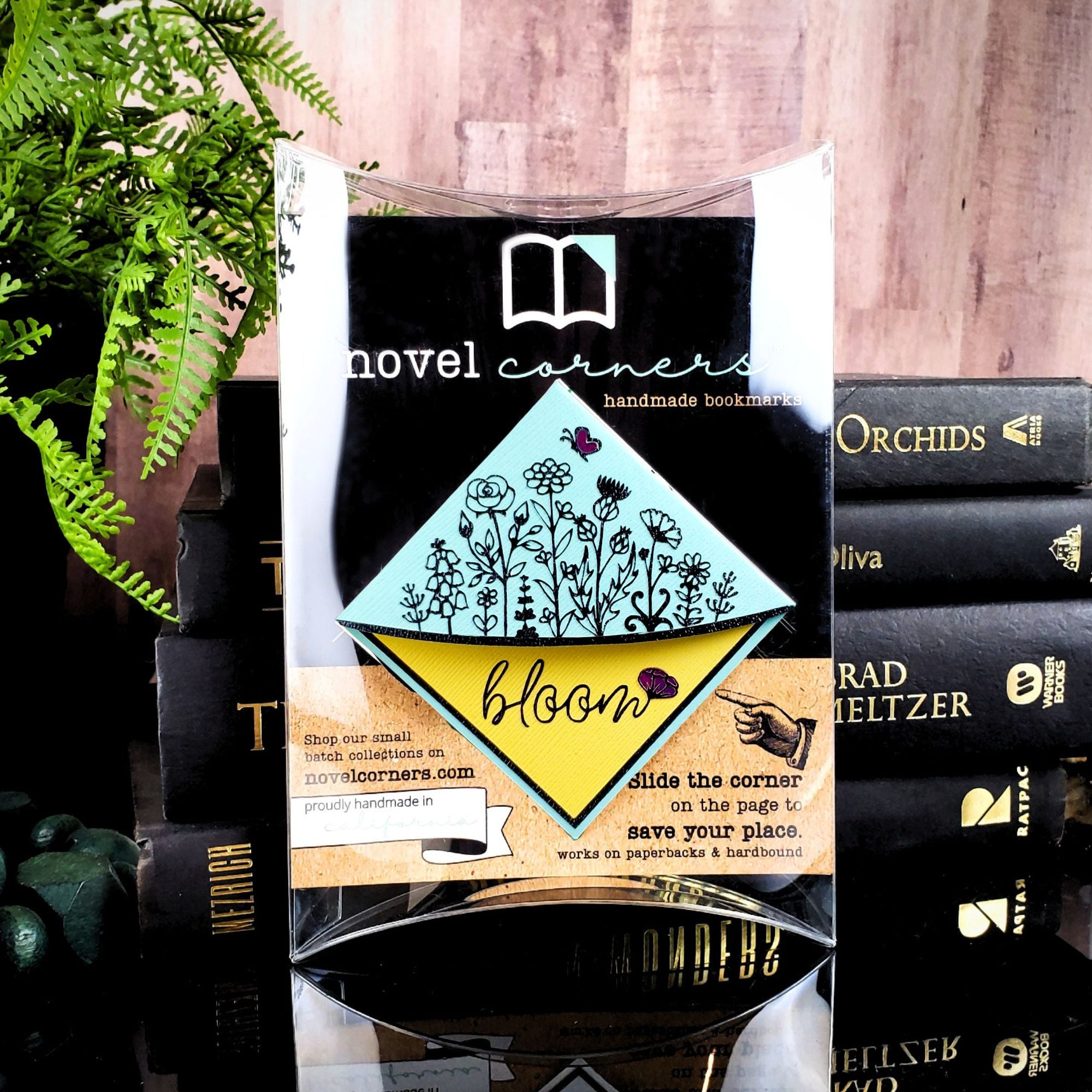 Blooming Wildflowers Signature Corner Bookmark
