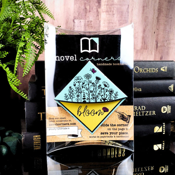 Blooming Wildflowers Signature Corner Bookmark