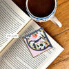 Blue Pink Bird Signature Corner Bookmark