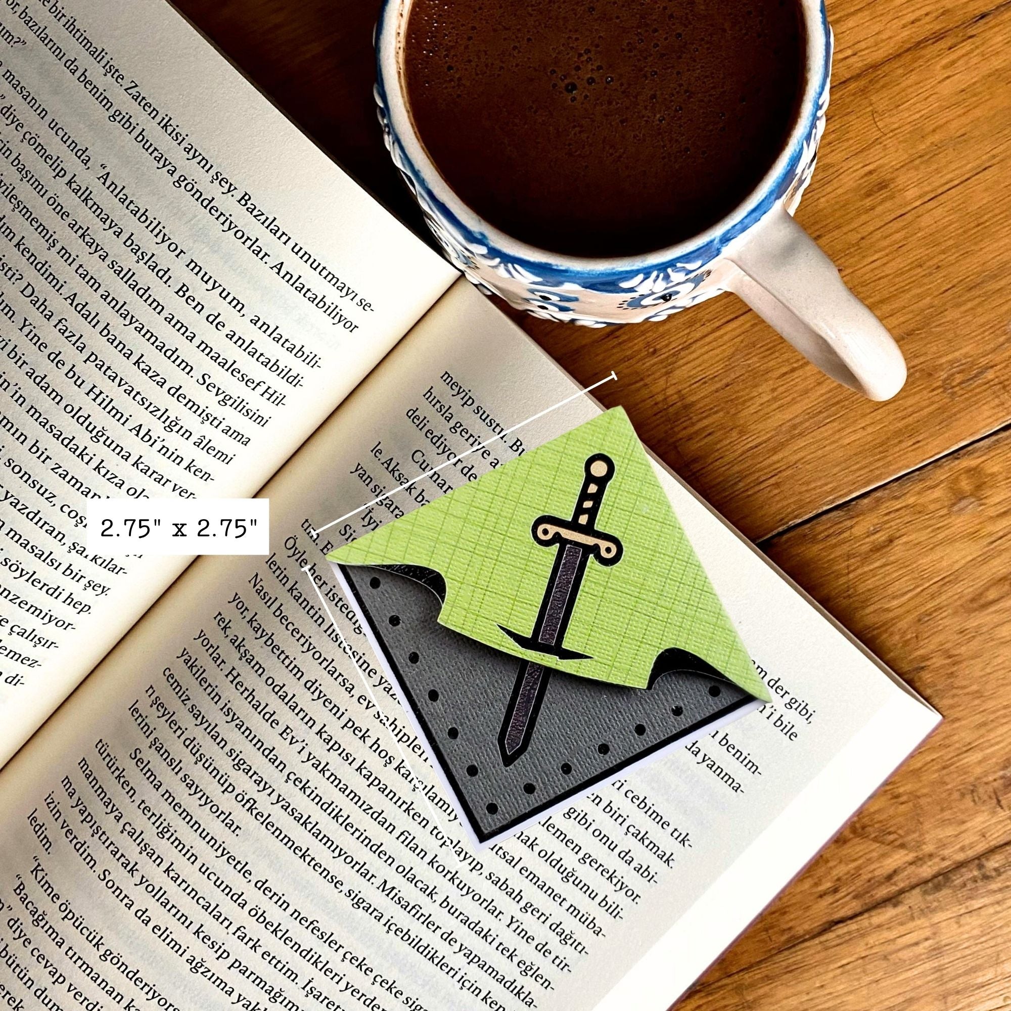 Sword Signature Corner Bookmark