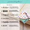 Paintbrush Artist Signature Corner Bookmark