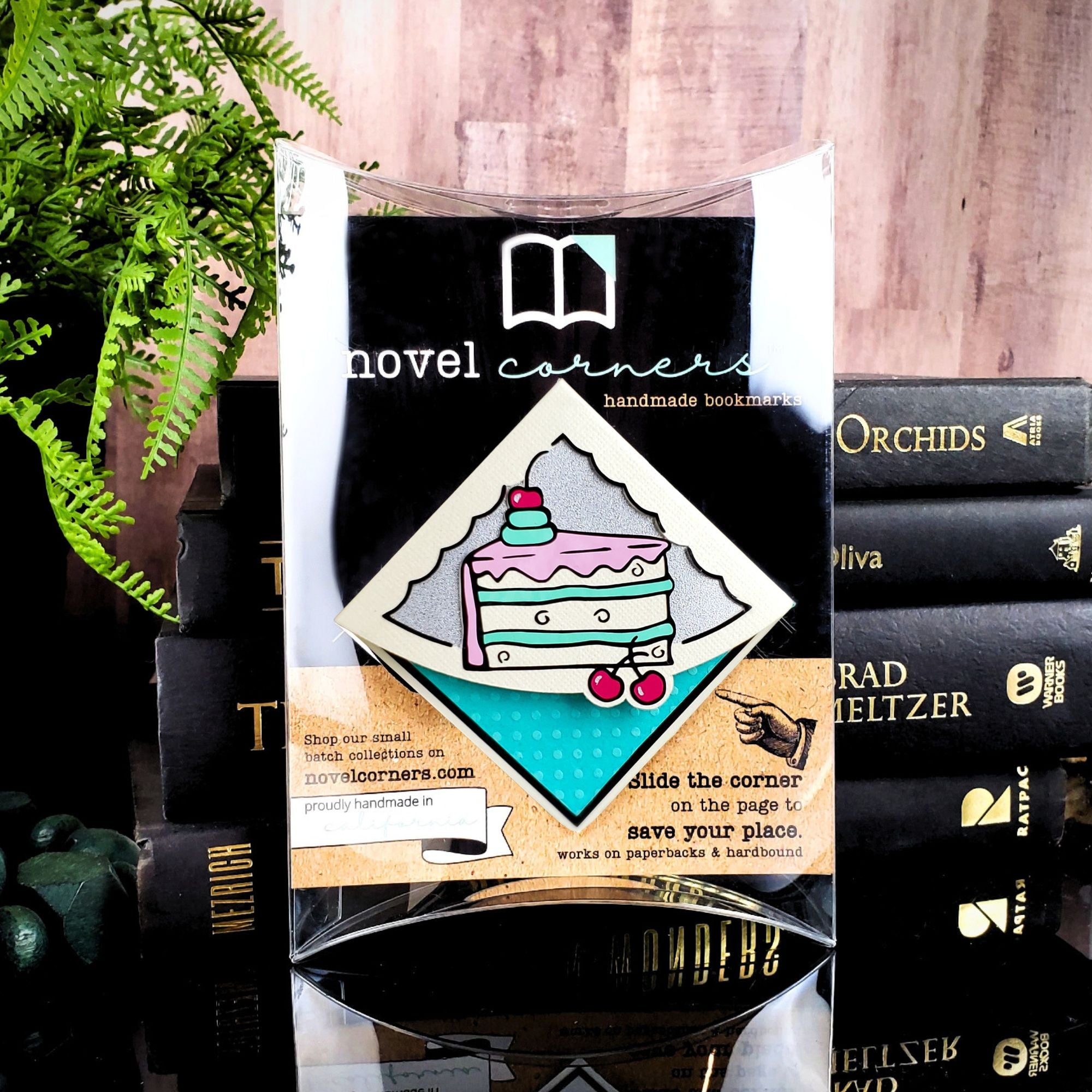 Cartoon Cake Slice Signature Corner Bookmark