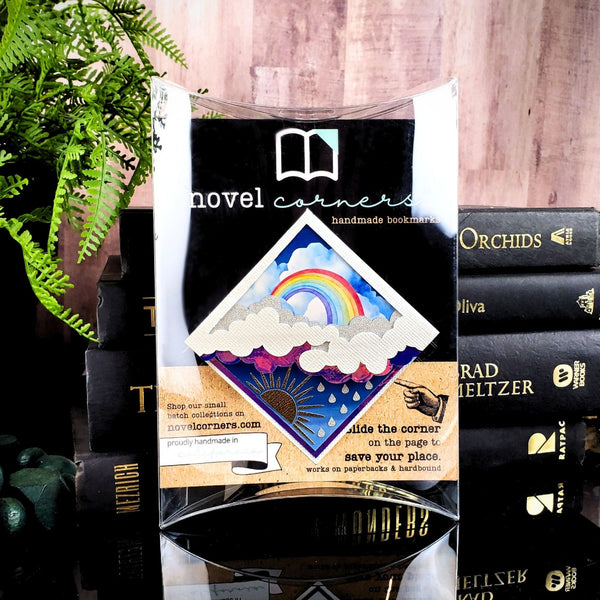 Rainbow Skies Deluxe Corner Bookmark
